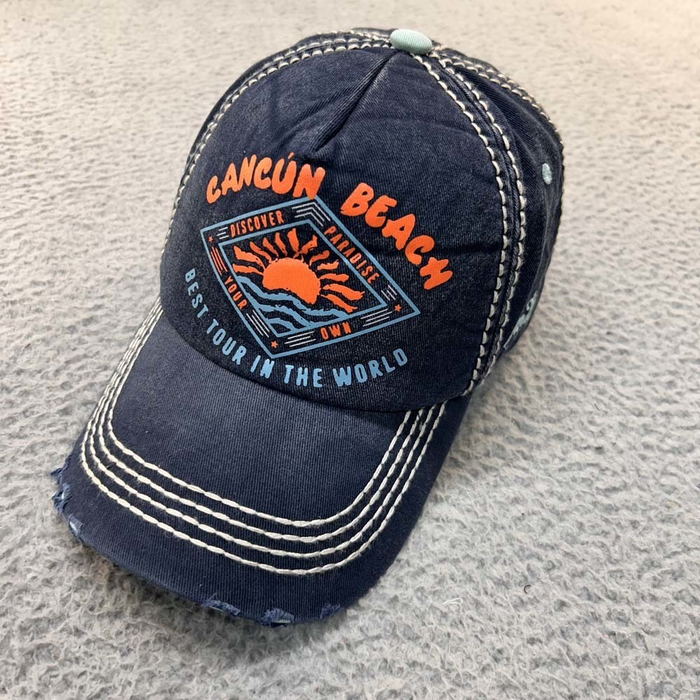 Cancun Beach Hat Men Baseball Cap One Size Pier 17